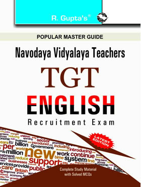RGupta Ramesh Navodaya Vidyalaya: TGT (English) Recruitment Exam Guide English Medium